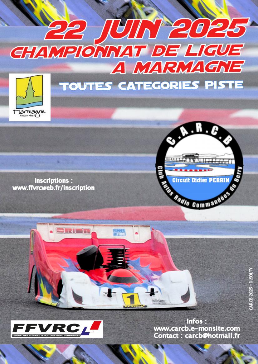 Affiche rc ligue 22 juin 2025 carcb